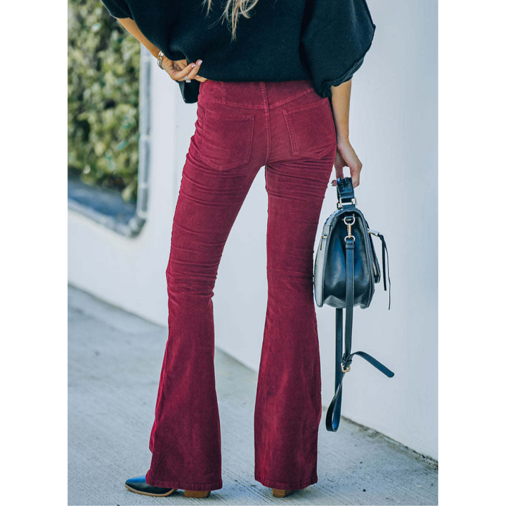 Chloe | Corduroy Flare Pants