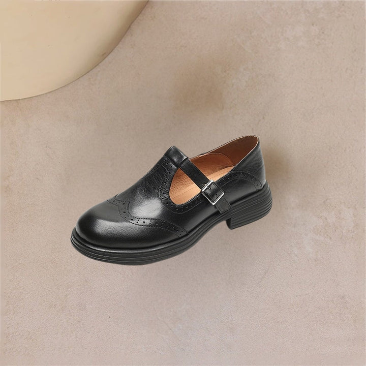 Zayana™ - Elegant Mary Jane Leather Shoes