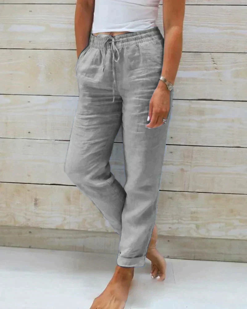 ULIA– LIGHTWEIGHT LINEN TROUSERS