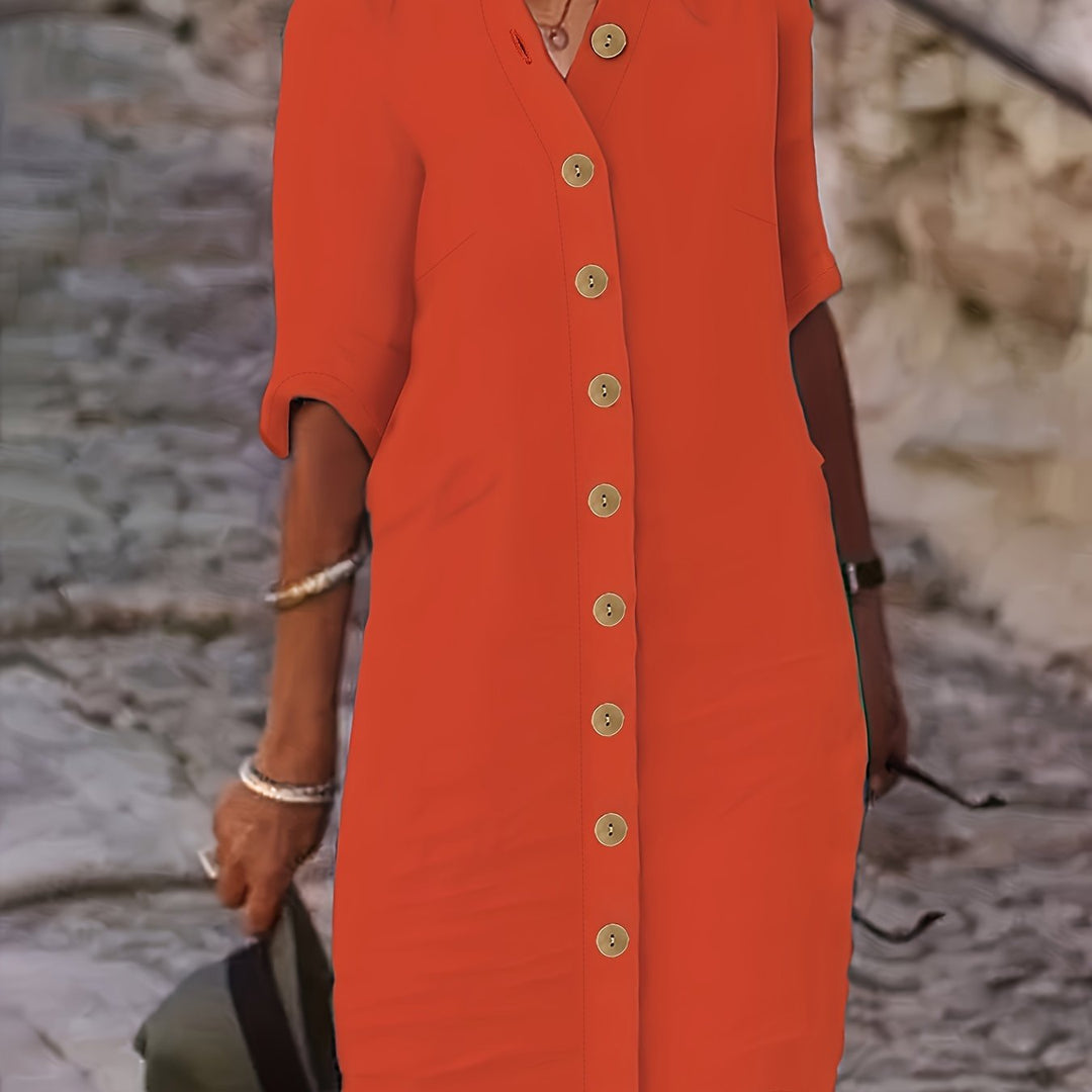 Jurele – Button-Down Shirt Dress