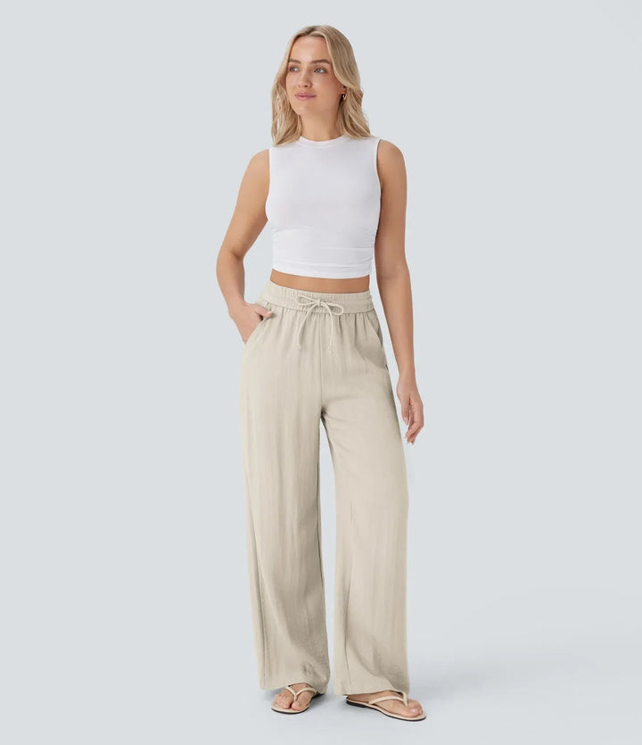 Zafeiria™ - Elegant linen pants