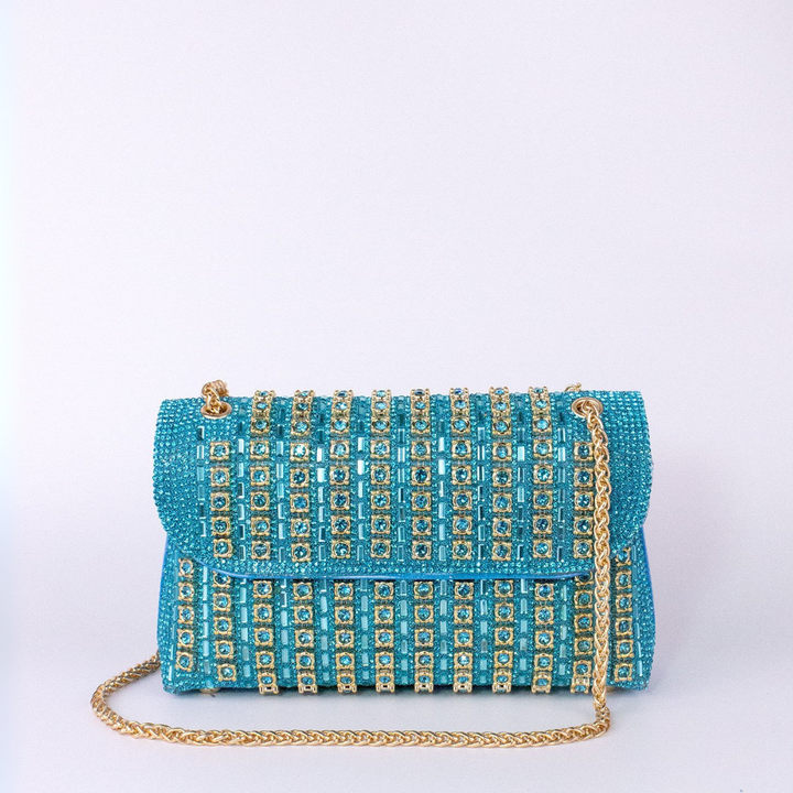 Jessie™ - Chic Chain Coloured Diamond Shoulder Bag