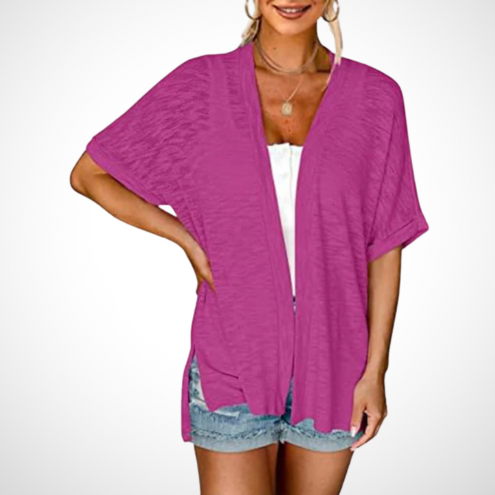 Julie™ - Stylish Flowy Short Sleeve Cardigan