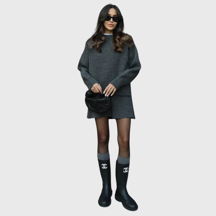 Cleo-Cozy Knit Set