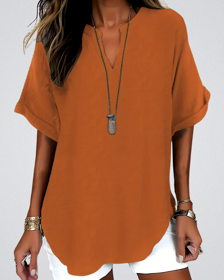 RILEY | RELAXED V-NECK EVERYDAY TEE