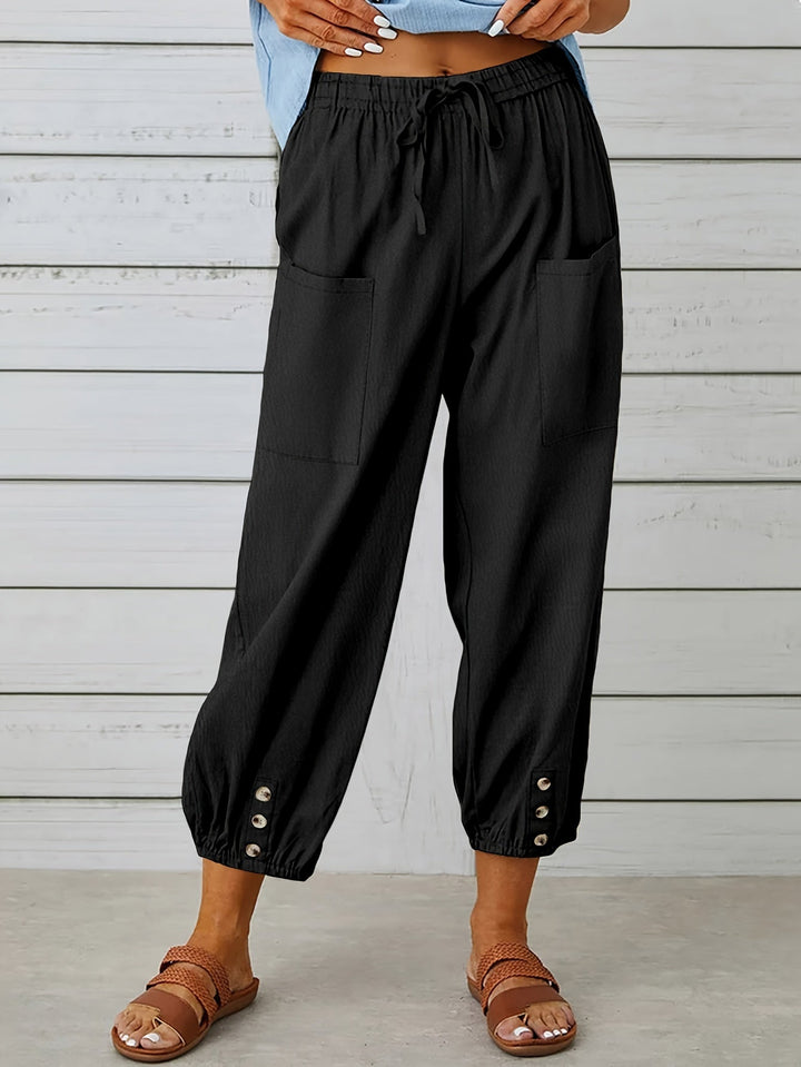 Wide Leg Capri Pants