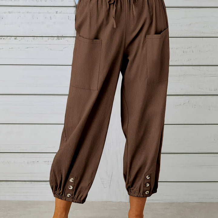 Wide Leg Capri Pants