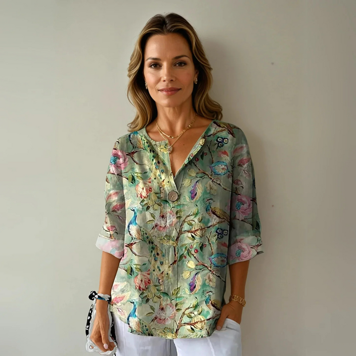 GILLIE – VINTAGE-INSPIRED BLOUSE